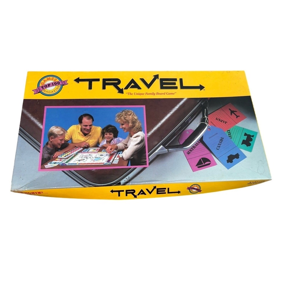 RARE Travel "The Unique Family Board Game" from The Ungame Company 1987